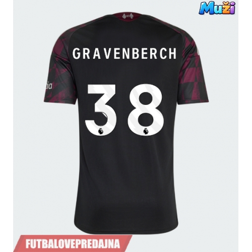 Lacne Muži Futbalové dres Liverpool Ryan Gravenberch #38 2026-27 Krátky Rukáv - Tretina
